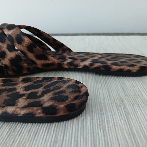 ZARA Animal print knotted sandals NWOT - Picture 5 of 7